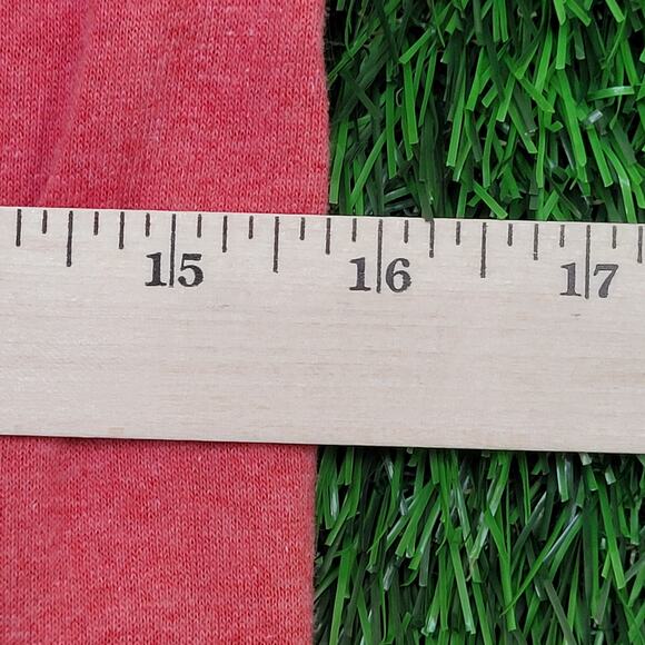 Vintage 80s Russell Athletic Reversible T-Shirt XS/S 16x27 Pinkish Red Gray USA - Picture 7 of 11